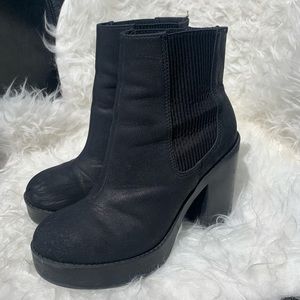 Platform booties
